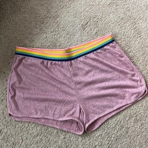 Lucky Brand Jewel Tone Rainbow Lounge Shorts L
